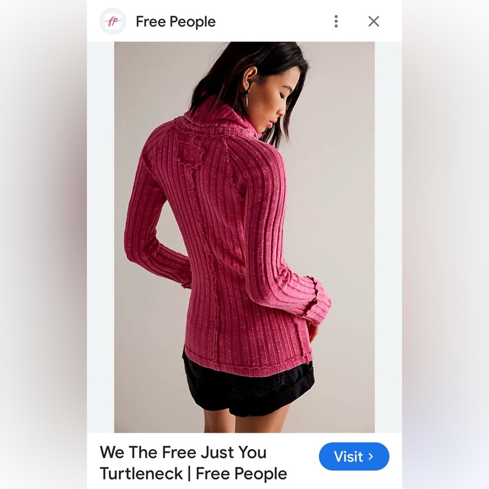 Free people just for you turtleneck